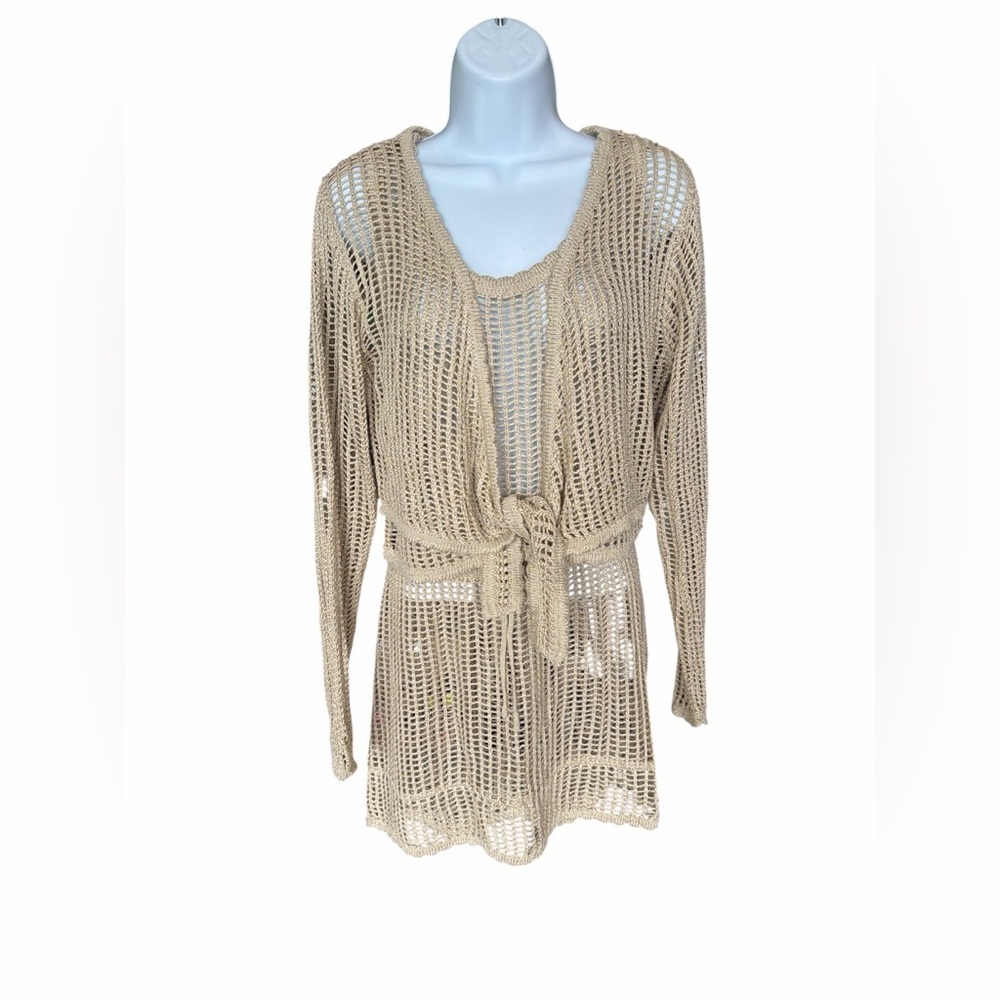SEA SUPPLY 3 Piece Crochet Boho Style Cover Up size medium/ large
